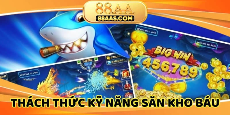 Thách thức kỹ năng săn kho báu dưới đại dương sắc màu