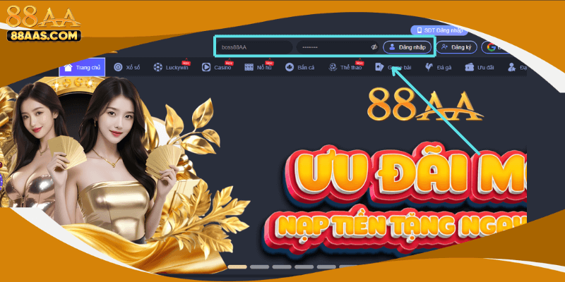 Hướng dẫn cách đăng nhập 88aa
