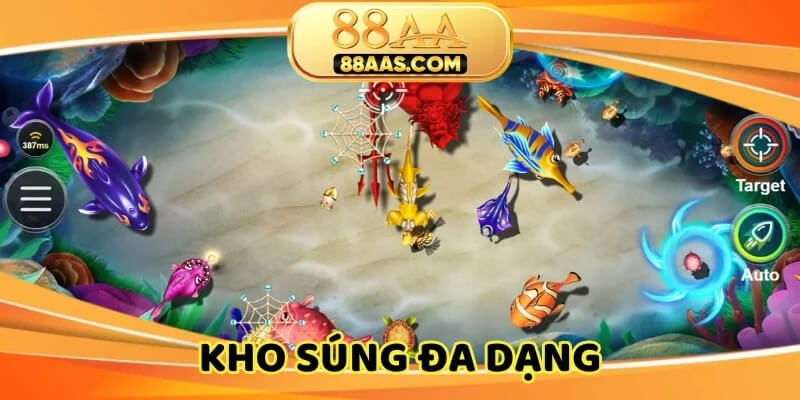 Kho súng đa dạng, chinh phục mọi thử thách