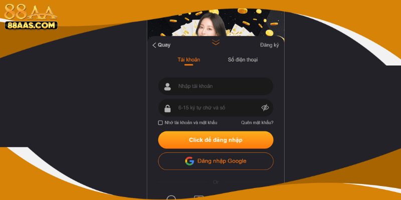 Lưu ý khi đăng nhập 88aa